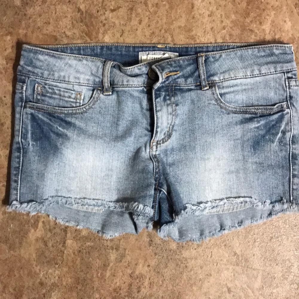 Forever 21 blue Jean shorts
